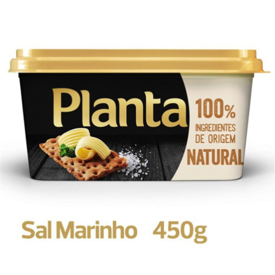 Imagem de Creme para Barrar com Sabor a Manteiga e Sal Marinho PLANTA emb.450g