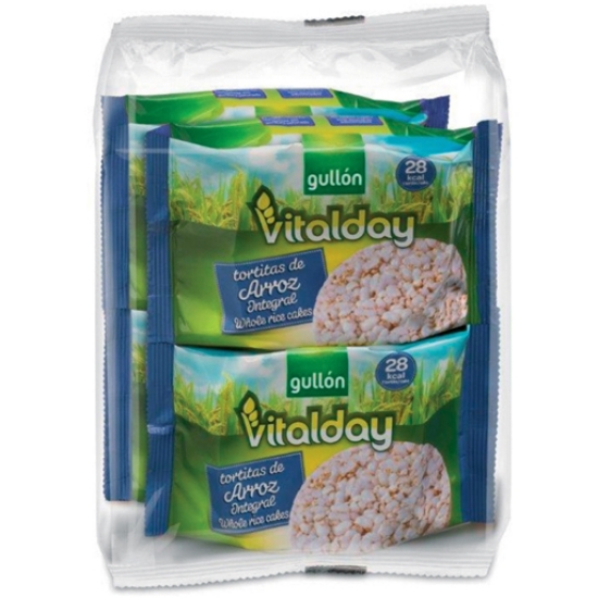 Imagem de Bolachas Tortitas Vitalday Arroz Integral GULLÓN emb.115,2g