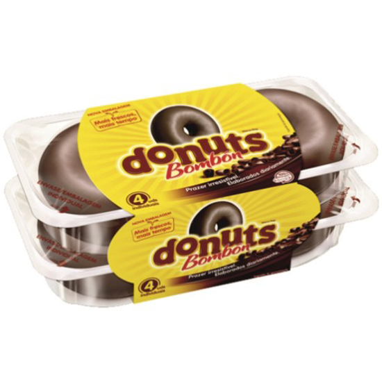 Imagem de Bolo Bombon Chocolate DONUTS 4un