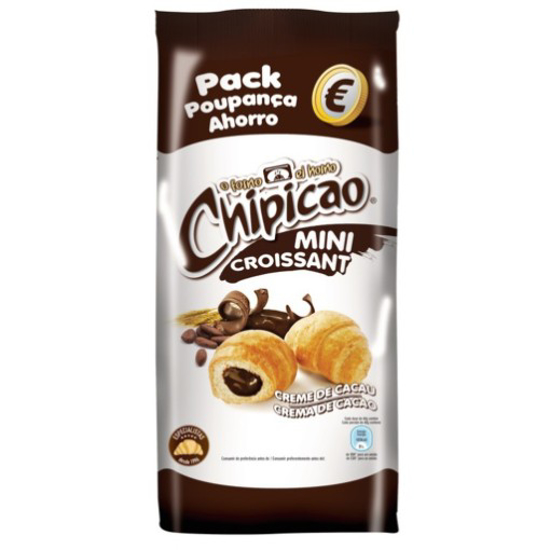 Imagem de Croissant Recheio Chocolate Mini Party CHIPICAO emb.199g