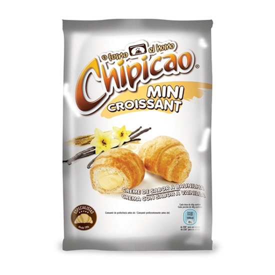 Imagem de Croissant Recheio Mini Baunilha CHIPICAO emb.80g