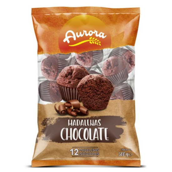 Imagem de Madalenas Chocolate AURORA emb.500g