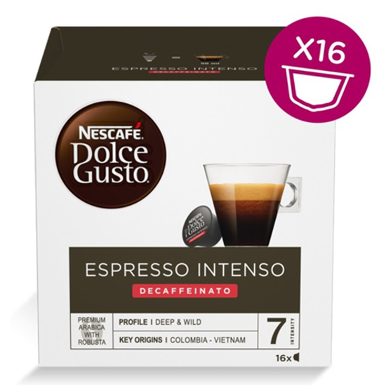 Imagem de Espresso Descafeinado Intenso NESCAFÉ DOLCE GUSTO emb.16un