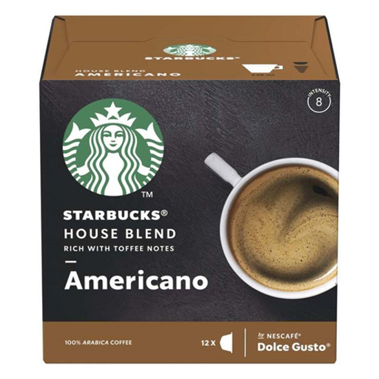 Imagem de STARBUCKS Café Medium House Blend Americano NESCAFÉ® DOLCE GUSTO emb.12un