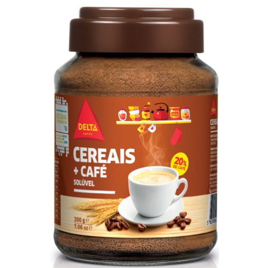 Imagem de Bebida Cereais Solúvel com 20% Café DELTA emb.200g