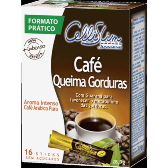 Imagem de Café Verde Guaraná Emagrecimento CELLISLIM 16un