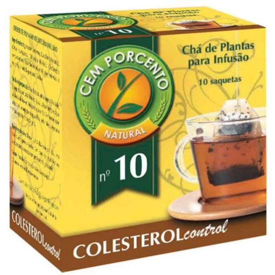 Imagem de Chá Nº 10 Infusão Colestrol CEM PORCENTO emb.60g