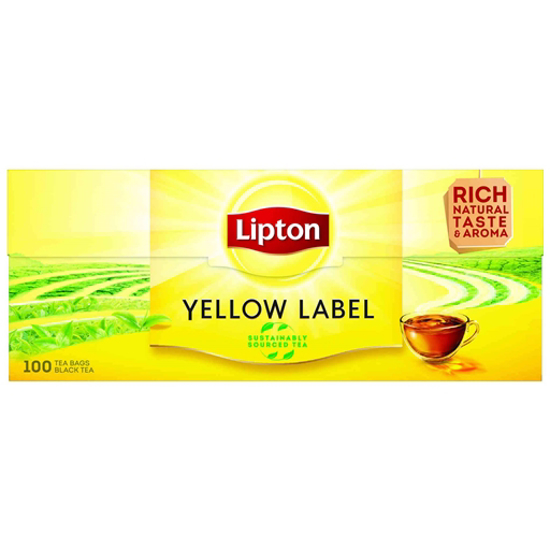 Imagem de Chá Preto Yellow Label LIPTON 100un