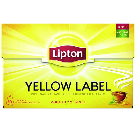 Imagem de Chá Preto Yellow Label LIPTON 20un