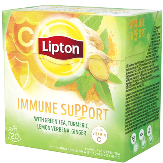 Imagem de Chá Verde Immune Support Pyramid LIPTON emb.20un