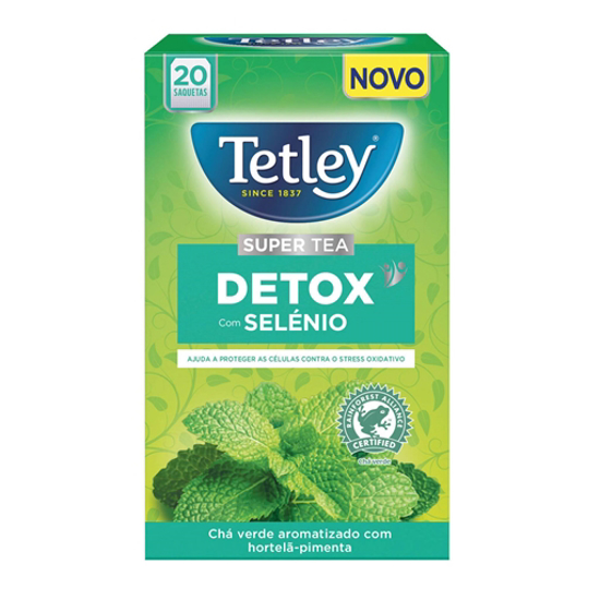 Imagem de Chá Verde SuperTeas Detox com Selénio saquetas TETLEY emb.20un