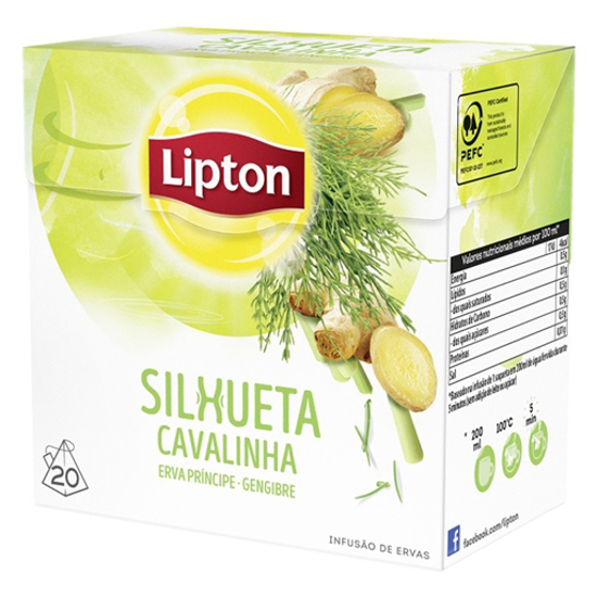 Imagem de Infusão Silhueta Cavalinha Pyramid LIPTON 20un