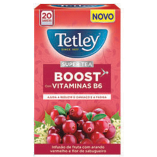 Imagem de Infusão SuperTeas Boost Vitamina B6 saquetas TETLEY emb.20un