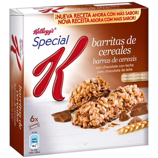 Imagem de Barras de Cereais Chocolate Leite Special K KELLOGG'S emb.120g