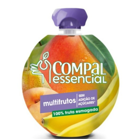 Imagem de Saqueta Puré de Fruta Multifrutos COMPAL ESSENCIAL emb.85g