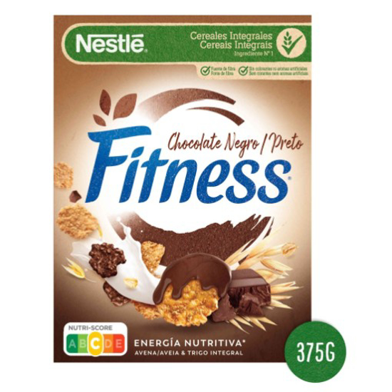 Imagem de Cereais Fitness Chocolate Preto NESTLÉ emb.375g