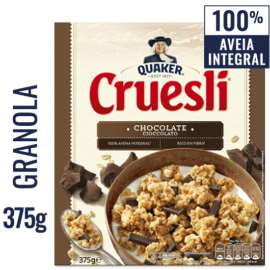 Imagem de Cereais Cruesli de Aveia com Chocolate QUAKER emb.375g