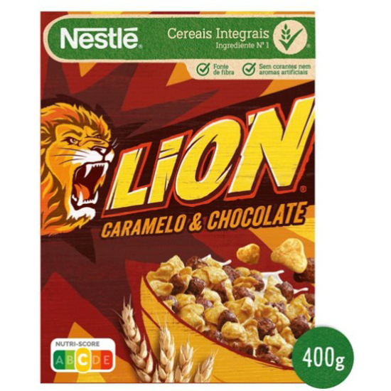 Imagem de Cereais Caramelo e Chocolate Lion NESTLÉ emb.400g