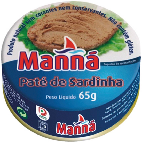 Imagem de Pasta de Sardinha MANNA emb.65g