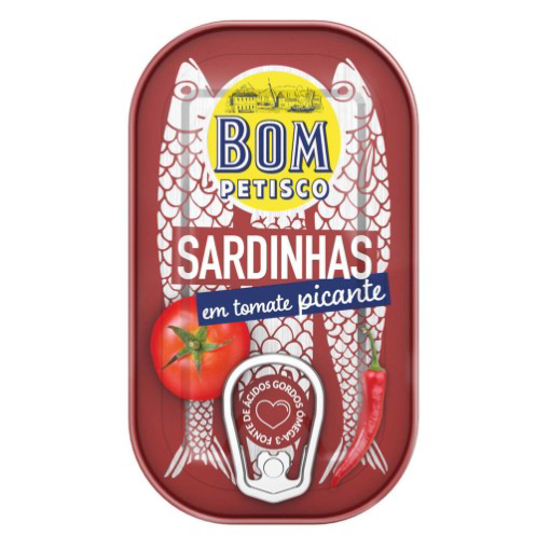 Imagem de Sardinha em Tomate Picante BOM PETISCO emb.120g