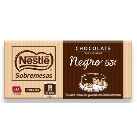 Imagem de Tablete Chocolate Culinária 53% Cacau NESTLÉ emb.200g