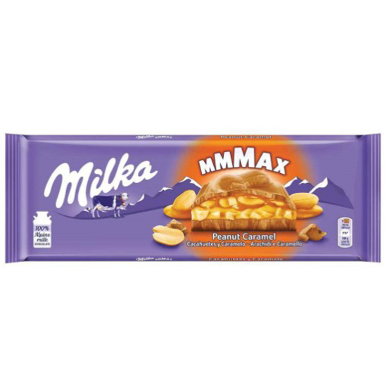 Imagem de Tablete Amendoim e Caramelo MILKA emb.276g