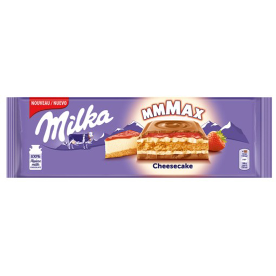 Imagem de Tablete Chocolate Cheesecake Morango MILKA emb.300g