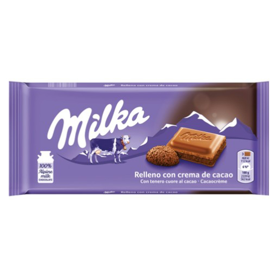 Imagem de Tablete Chocolate Creme de Cacau MILKA emb.100g