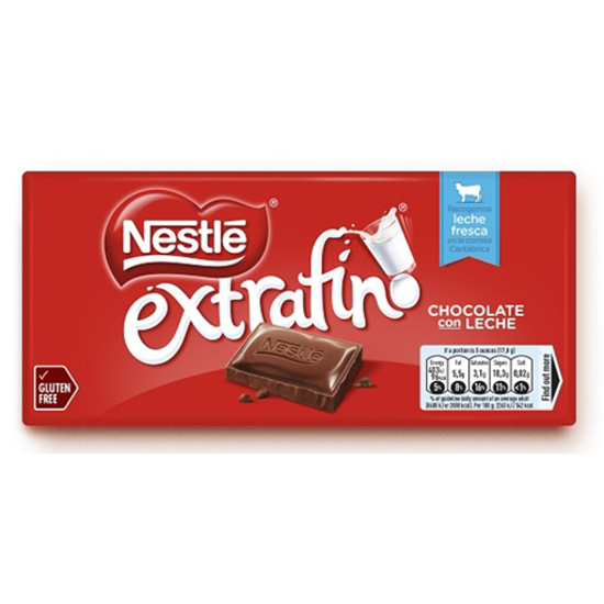 Imagem de Tablete Chocolate de Leite ExtraFino NESTLÉ emb.125g