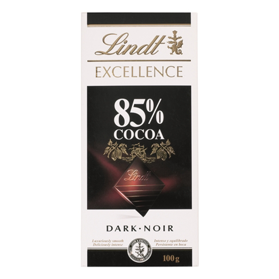 Imagem de Tablete Chocolate Excellence 85% LINDT emb.100g