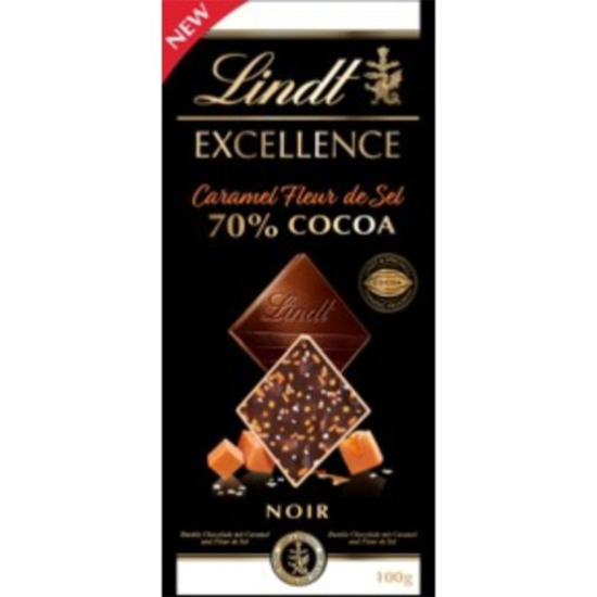 Imagem de Tablete Chocolate Excellence Caramelo & Flor de Sal LINDT emb.100g