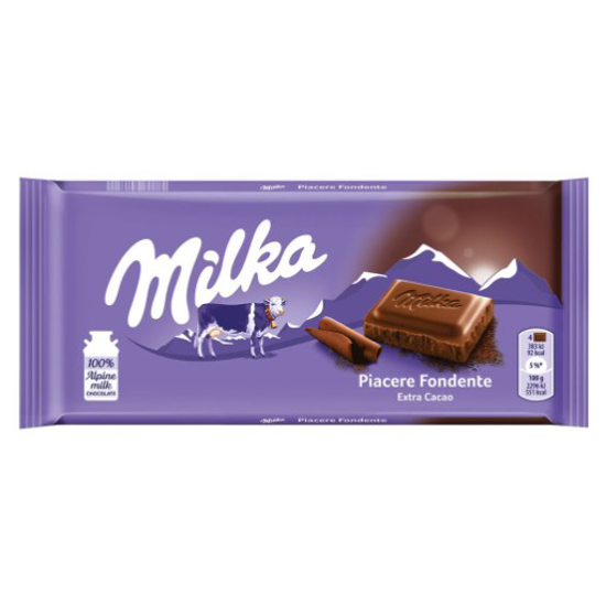 Imagem de Tablete Chocolate Extra Cacau MILKA emb.100g