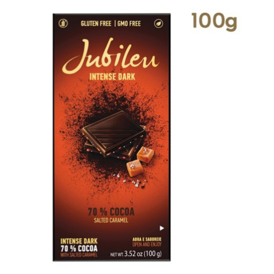 Imagem de Tablete Chocolate Negro 70% Caramelo JUBILEU emb.100g