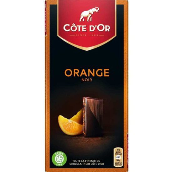 Imagem de Tablete Chocolate Negro com Laranja CÔTE D'OR emb.100g