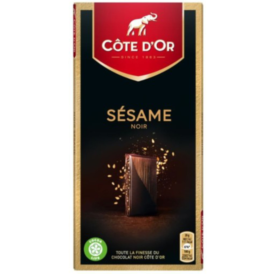 Imagem de Tablete Chocolate Negro com Sésamo CÔTE D'OR emb.100g