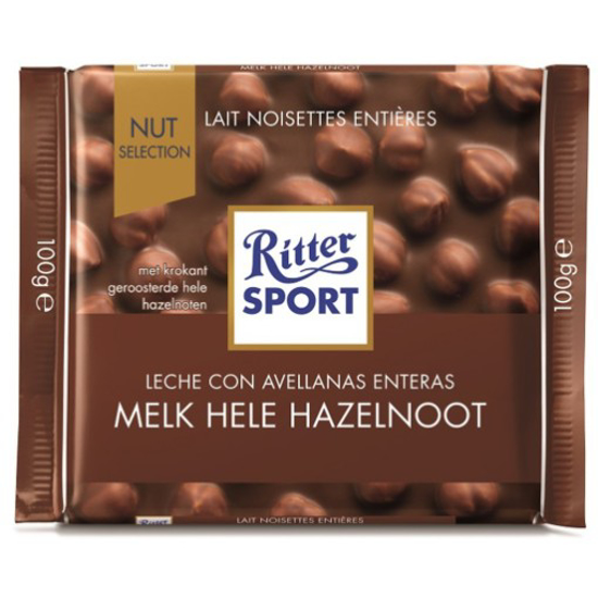 Imagem de Tablete Chocolate Nut Leite com Avelãs RITTER SPORT emb.100g