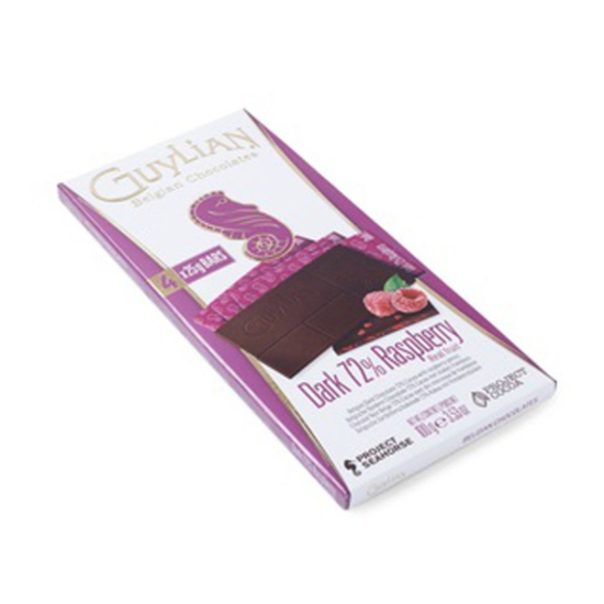 Imagem de Tablete Chocolate Preto 72% Framboesa GUYLIAN emb.100g