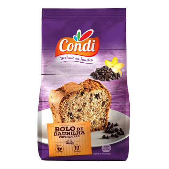 Imagem de Bolo de Baunilha com Pepitas em saco CONDI emb.400g