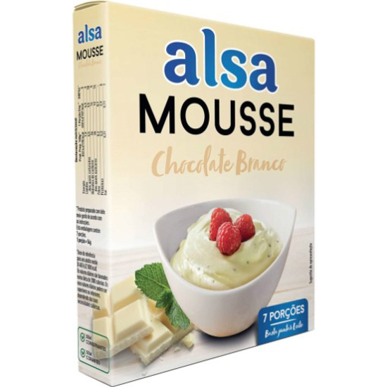 Imagem de Mousse Chocolate Branco com Pepitas ALSA emb.133g