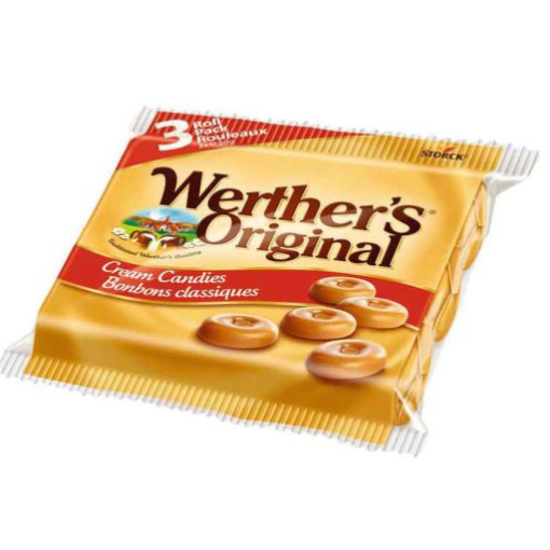 Imagem de Caramelos Manteiga e Natas Frescas WERTHER'S emb.3x50g