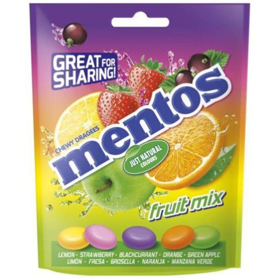 Imagem de Drageias Fruit Mix MENTOS emb.160g