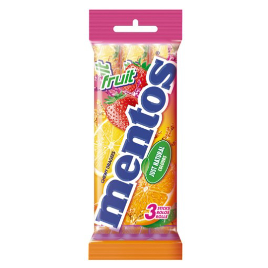 Imagem de Drageias Fruta Stick MENTOS emb.120g