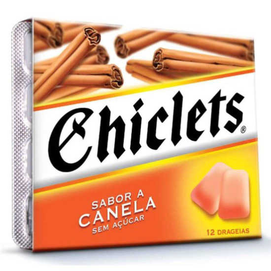 Imagem de Pastilhas Elásticas Canela CHICLETS emb.16,5g