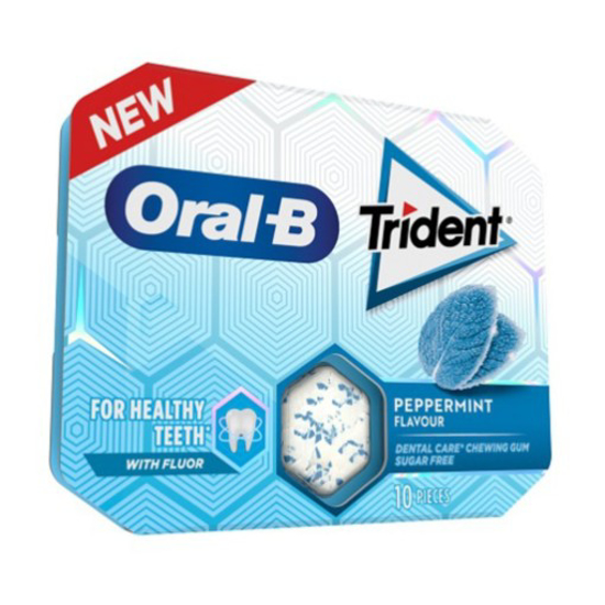 Imagem de Pastilhas Elásticas Oral-B Peppermint TRIDENT emb.17g