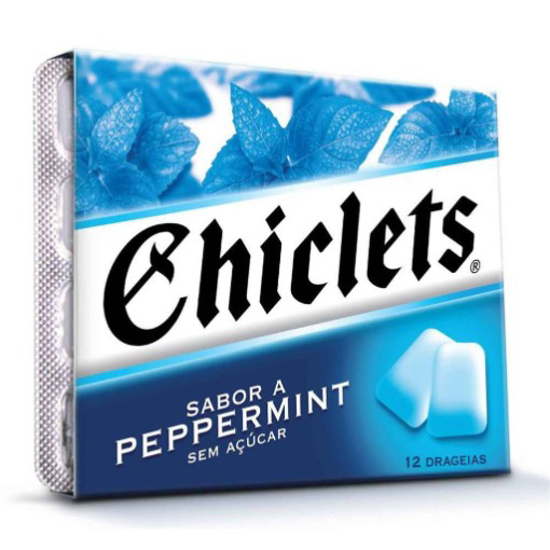 Imagem de Pastilhas Elásticas Peppermint CHICLETS emb.16,5g