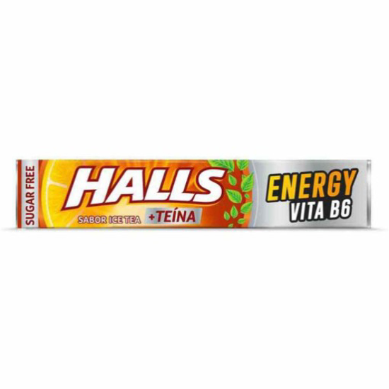 Imagem de Rebuçados Energy Ice Tea HALLS emb.32g