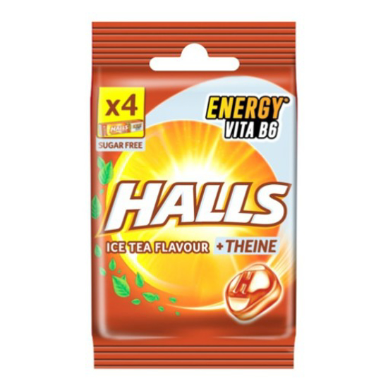 Imagem de Rebuçados Energy Ice Tea HALLS emb.4x32g
