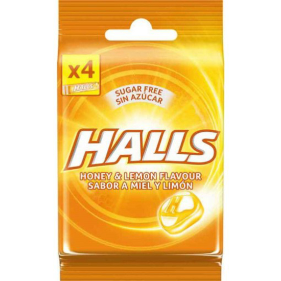 Imagem de Rebuçados Mel e Limão HALLS emb.4x32g