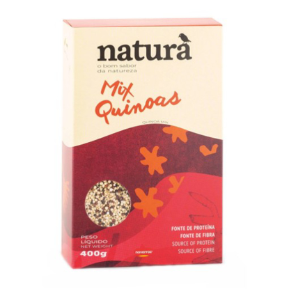 Mostrar detalhes para Mix Quinoas NATURA emb.400g Imagem de Mix Quinoas NATURA emb.400g