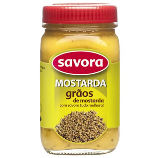 Imagem de Mostarda Grãos Mostarda SAVORA emb.190g